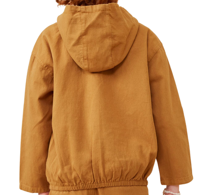 Kids Cargo Hoodie | Utilitarian Button Hooded Top